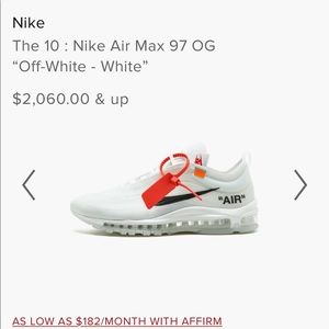 Nike Air Max 97 Off-White “The Ten”
